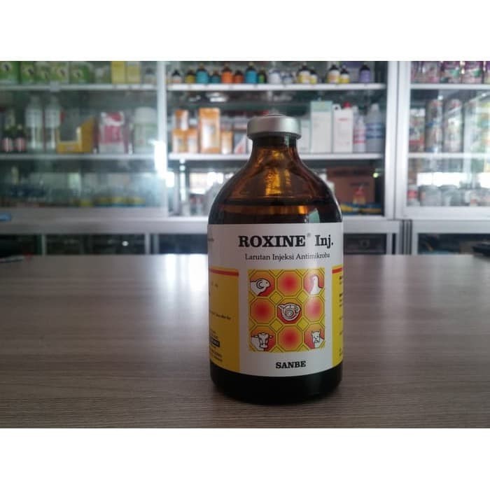 Jual ROXINE 100ml Inj Enro Obat Infeksi Pernafasan 100 ml | Shopee ...