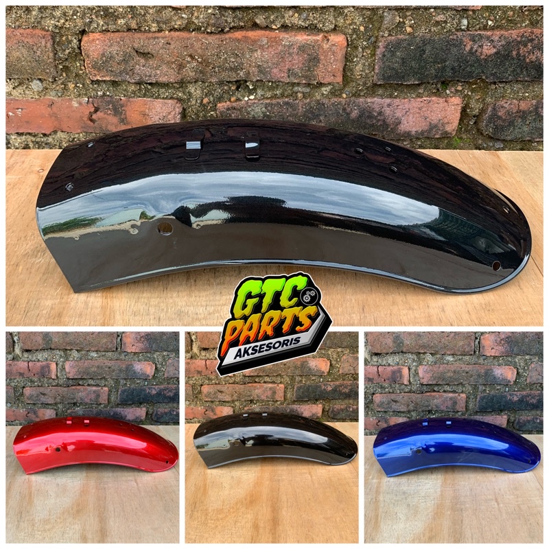 Jual spakbor slebor belakang yamaha Rx King besi biru hitam merah ijo ...