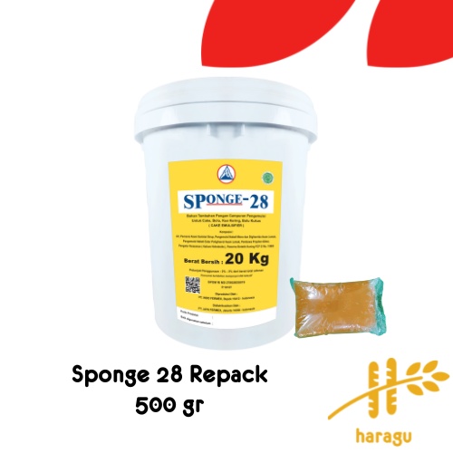 Jual Sponge 28, Cake Emulsifier, SP Pengembang Kue Repack 500g Shopee