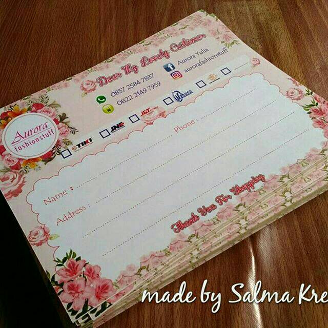 Jual Stiker Pengiriman / Shipping Delivery / Custom Desain | Shopee ...