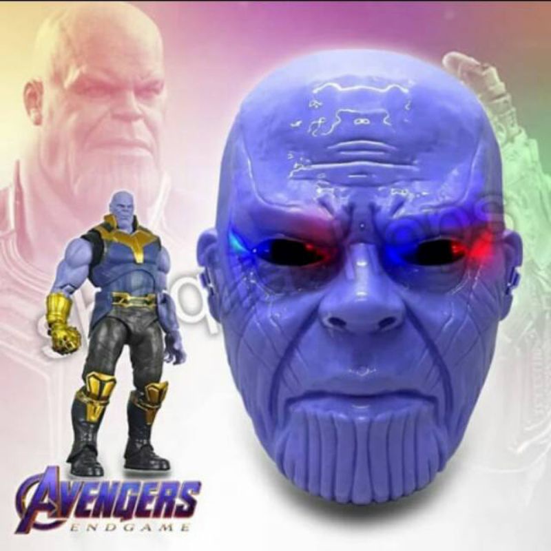 Jual topeng Thanos Avengers led topeng tanos nyala | Shopee Indonesia