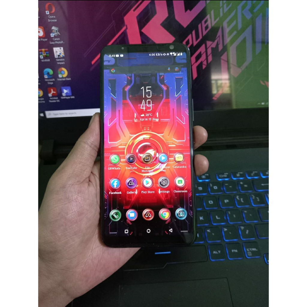 Jual ASUS ROG PHONE 3 8/128 TAM | Shopee Indonesia