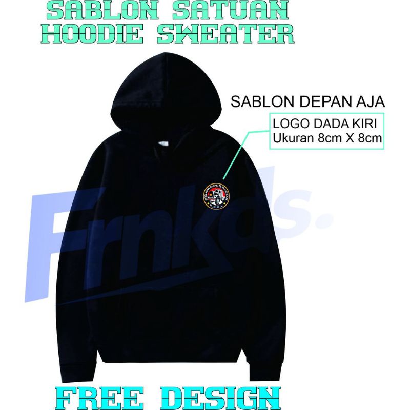 SABLON HOODIE SWEATER| SABLON CUSTOM HOODIE SABLON SWEATER SUKA SUKA  SABLON HOODIE SATUAN/ FOTO