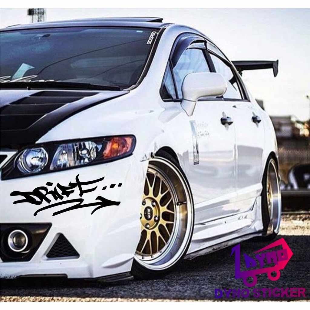Jual Stiker Variasi body mobil JDM ( Drive ) cutting stiker body ...