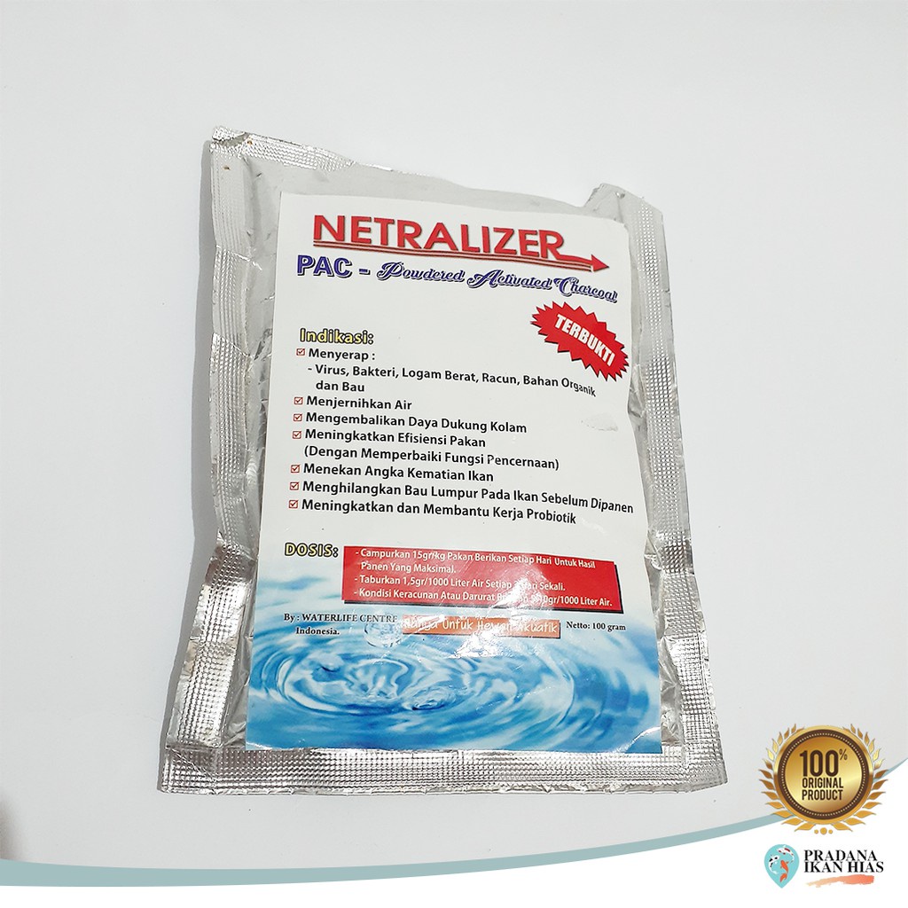 Jual Netralizer PAC (Powdered Activated Charcoal) - 100gr / 100g / 100 ...