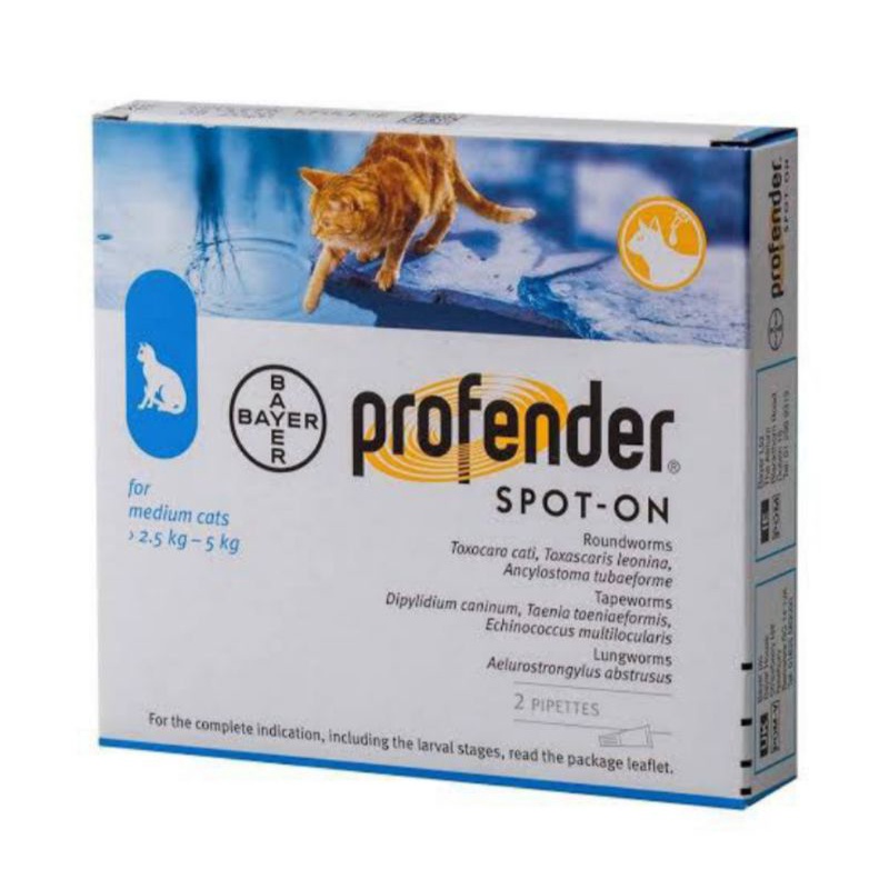 Jual Profender 1 tube spot on for Medium catuntuk kucing bobot 2,5 -5 ...