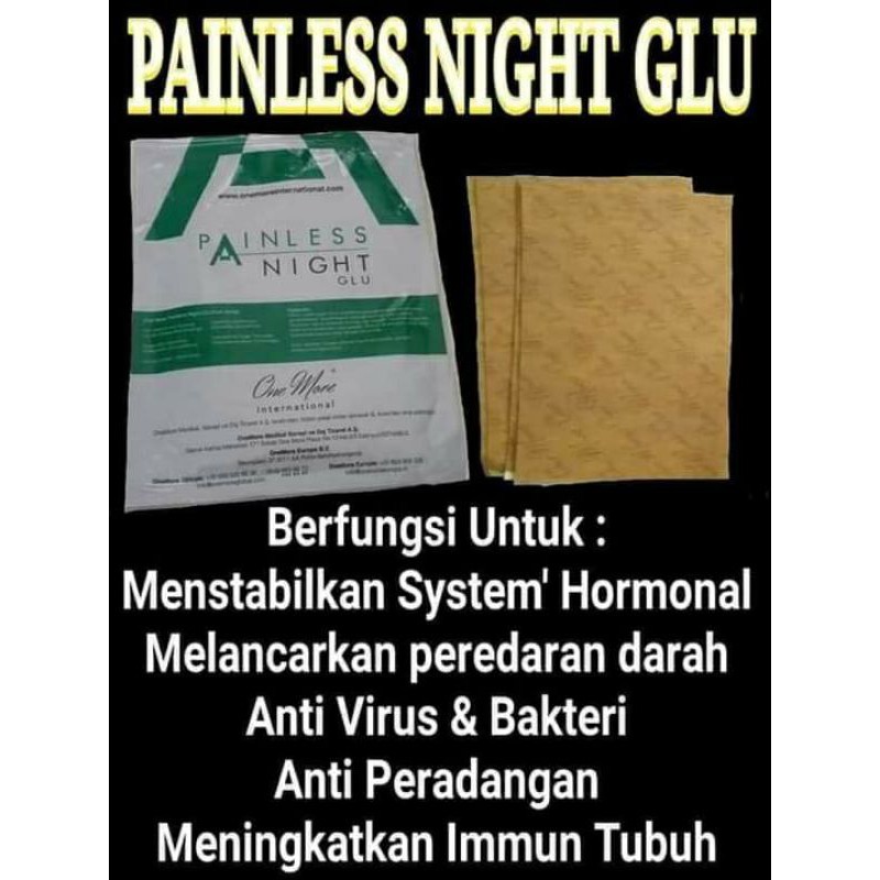 Jual PAINLESS NIGHT GLU KOYO AJAIB TURKY | Shopee Indonesia