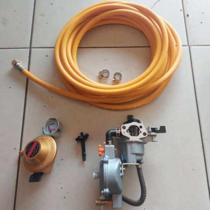 Jual KARBURATOR GX160/GX200 CONVERTER GAS LPG + REGULATOR GAS XDG361456E Shopee Indonesia