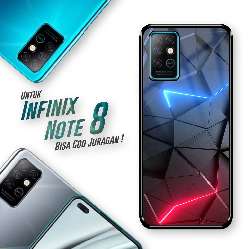 Jual ROU Case Hardcase INFINIX NOTE 8 Case ABSTRACT GLOSYY 2D Case ...