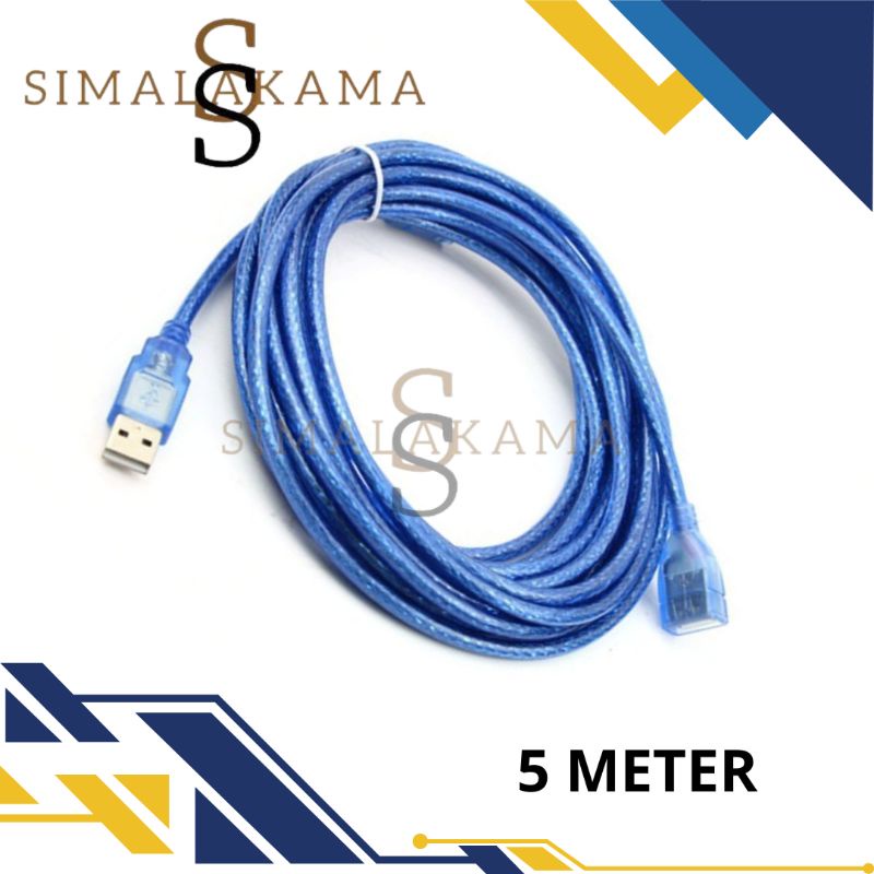 Jual Kabel Usb Extension M Male To Female Meter Penyambung Usb Extention Shopee Indonesia