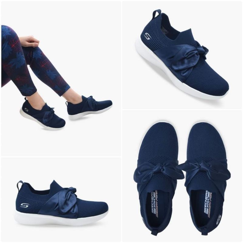 Fashion skechers bow beauty sneaker