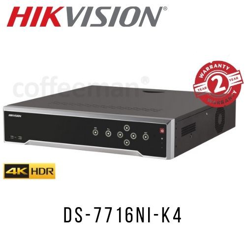 Jual HIKVISION NVR 16CH 16 Channel DS-7716NI-K4 HD CCTV Kamera 4K DVR ...