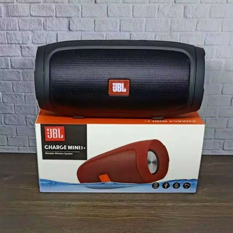 Jual Speaker Bluetooth JBL CHARGE MINI 3+ Speaker Dual Woofer BASS