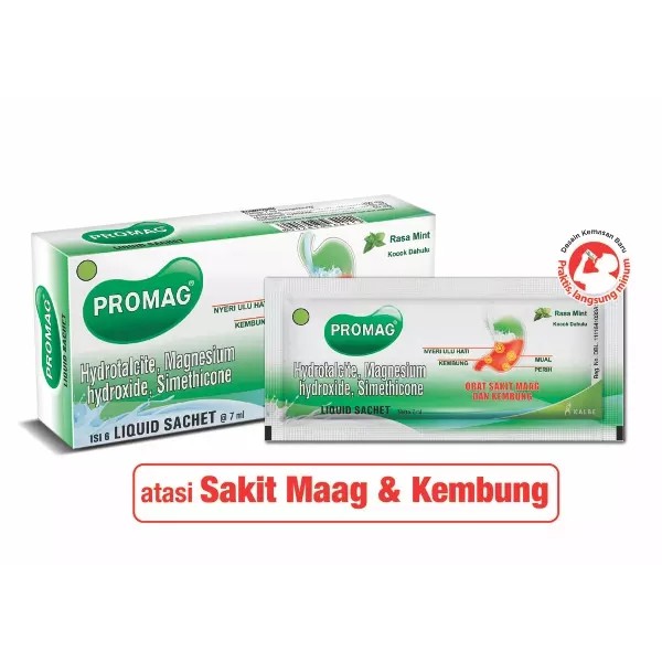 Jual Promag Cair 1 Box isi 6 Sachet | Shopee Indonesia