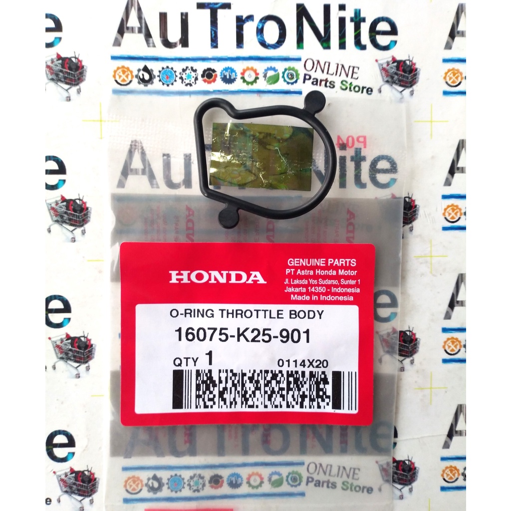 Jual O-Ring Seal Throttle Body Intake 16075-K25-901 Original Honda Beat ...