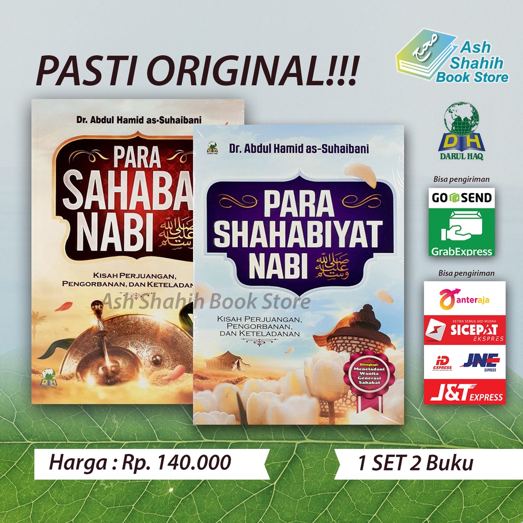 Jual Paket 2 Buku Para Sahabat Nabi Dan Para Shahabiyat Nabi Original ...