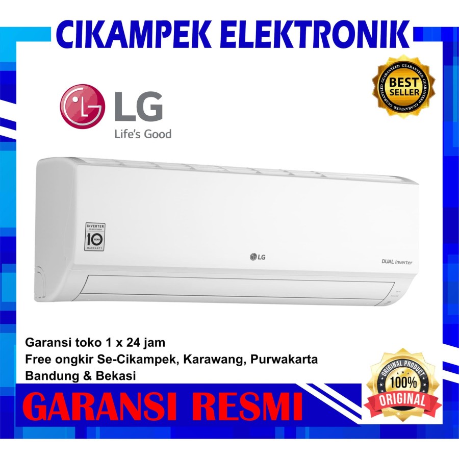 Jual AC LG 1 PK LG T09EV5 DUAL ECO DUAL INVERTER 1PK LG Shopee Indonesia
