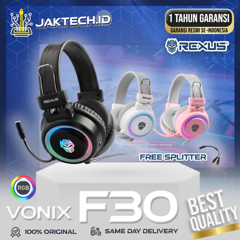 Headset gaming rexus online f30