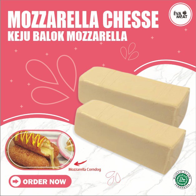 Jual keju mozarella / mozarella / keju leleh / chesee mozarella