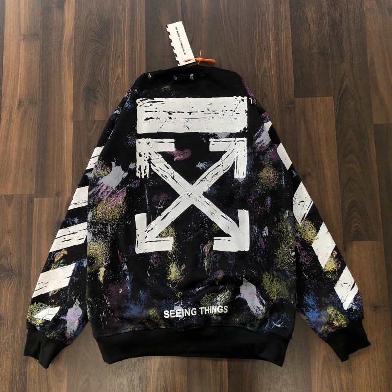 Off white galaxy outlet sweater