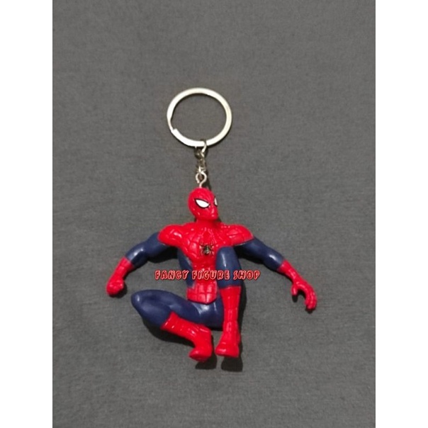 Jual (BISA COD) Gantungan Kunci Keychain Marvel Spiderman Shopee