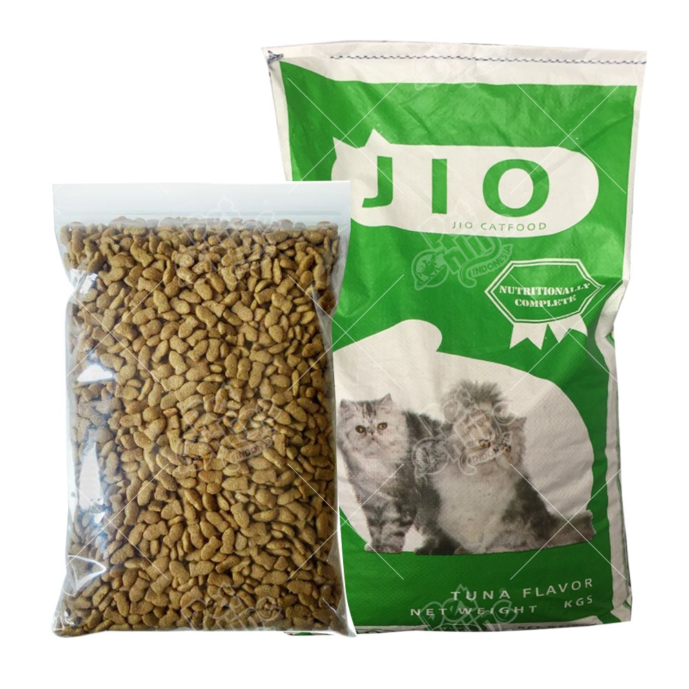 Jual MAKANAN KUCING JIO CAT FOOD REPACK 1KG Shopee Indonesia