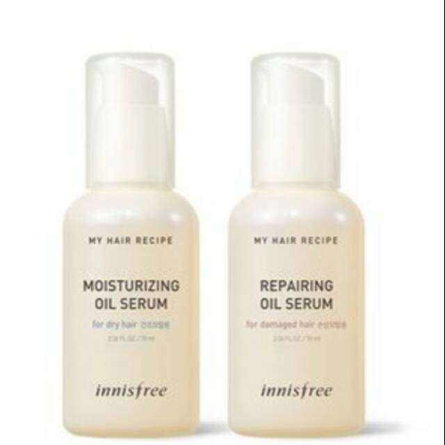 Jual Innisfree My Hair Recipe Oil Serum 70ml Shopee Indonesia