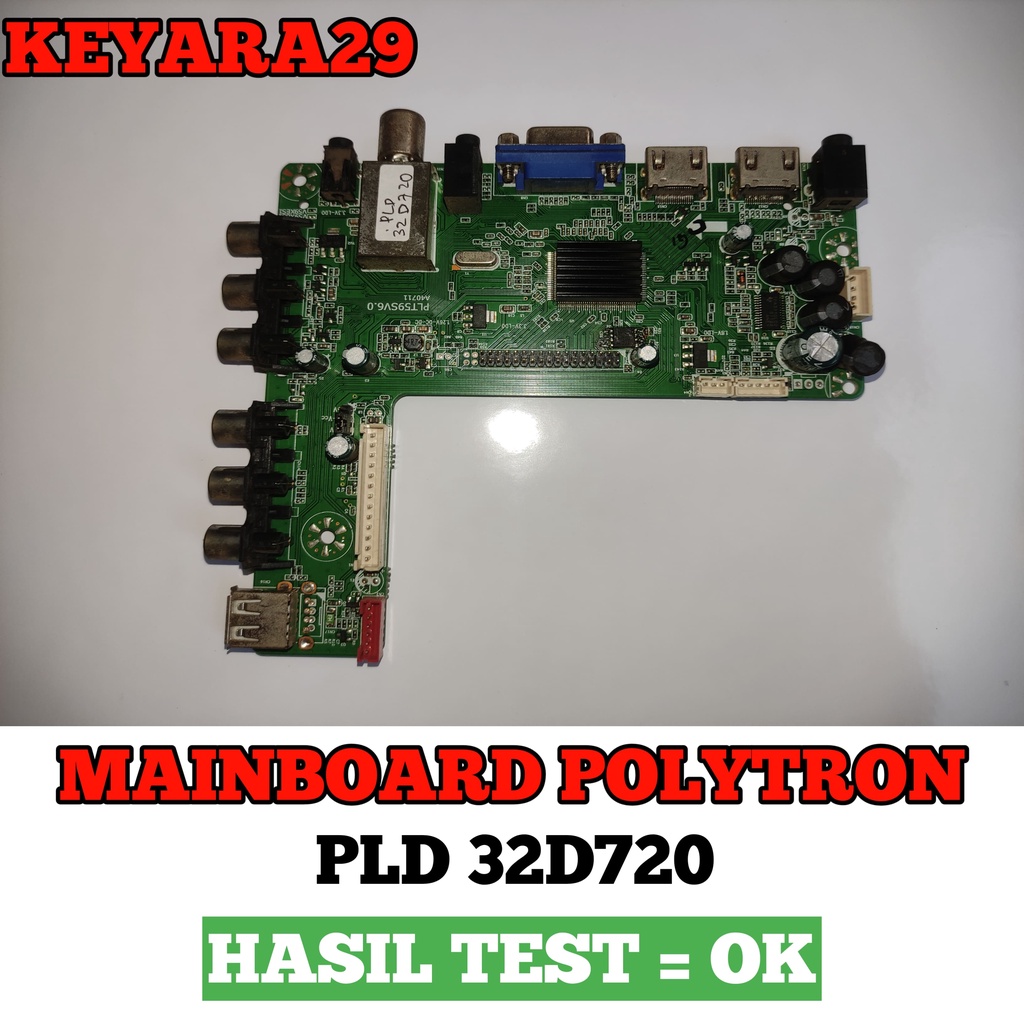 Jual Mainboard Tv Led Polytron Pld D Siap Pakai Shopee Indonesia