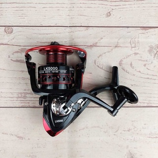 Reel Pancing Spinning Fishing Reel 4.7:1 NX6000 Metal 14 Ball Bearing Daya  Tarik 12 Kg - Hitam / Gulungan Pancing NX6000 14 BB Sangat Kuat dan Kokoh