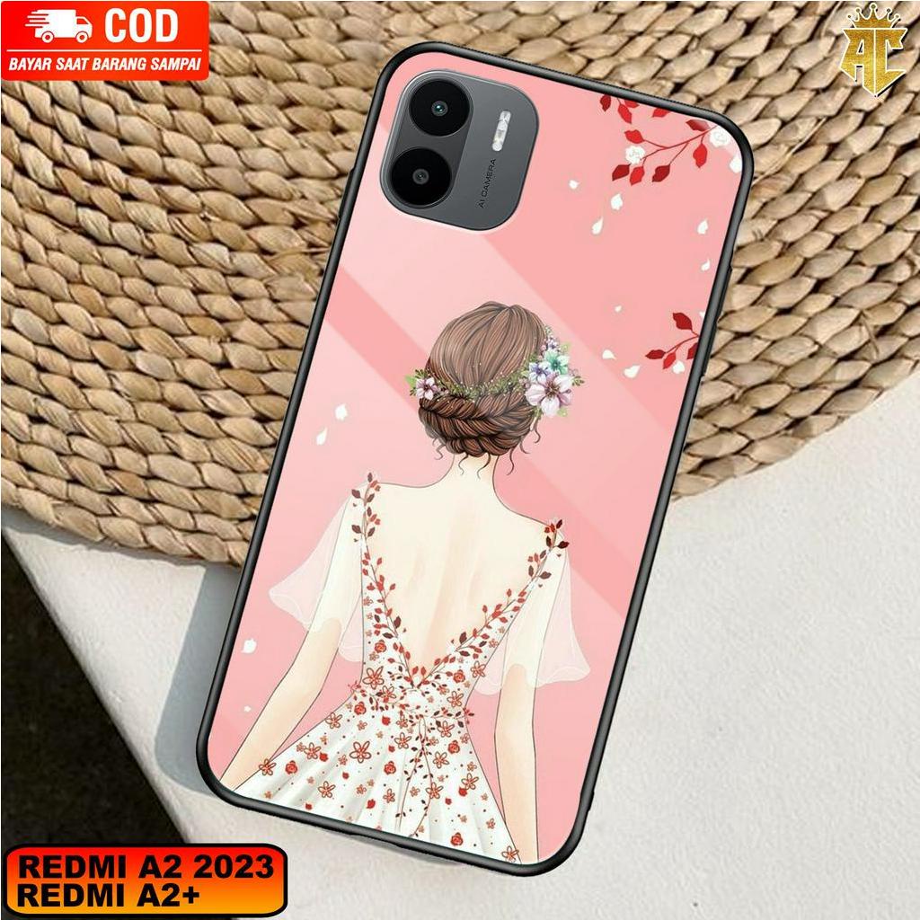 Girl Redmi A2 Mobile Cover Xiaomi Redmi A2 Plus Back Cover Cat