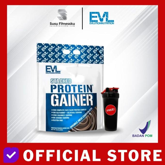 Jual Evl Gainer Lb Evl Stacked Gainer Protein For Serious Mass Gain Shopee Indonesia