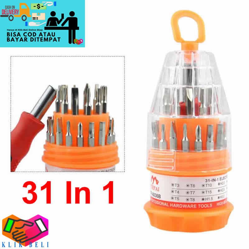 Jual Obeng Set Multi 31 in 1 MINI Lengkap Serbaguna - missbejo | Shopee ...