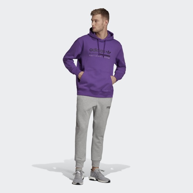 Jual Adidas Men Kaval Graphic Hoodie Active Purple Originals Shopee Indonesia