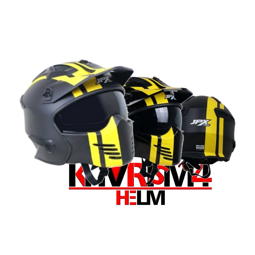 Jual Helm Jpx MX726R 04 helm modular helm full face helm cross jpx helm