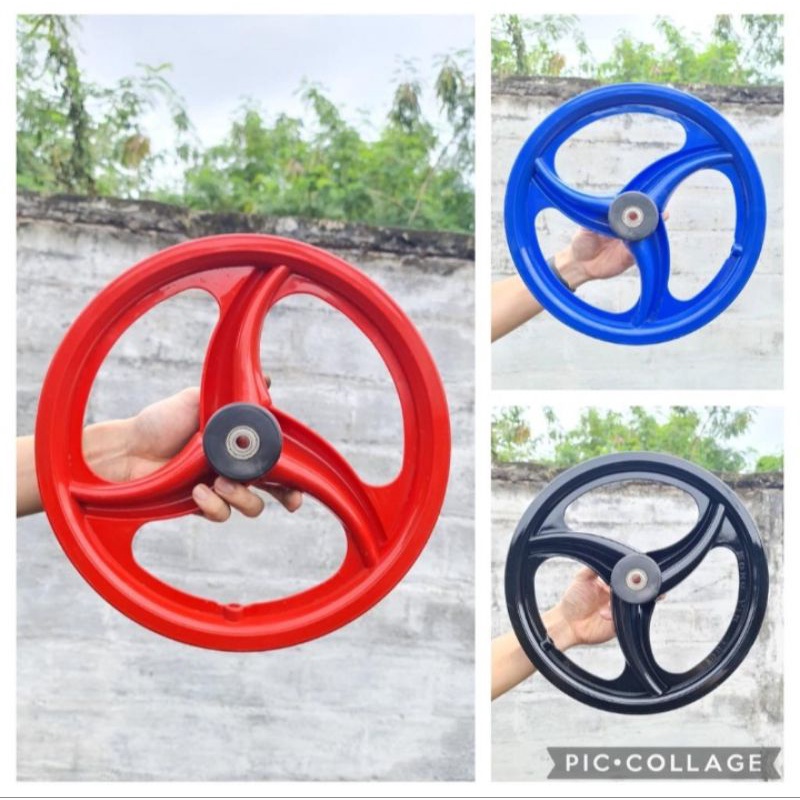 Jual VELG PLASTIK SEPEDA/KURSI RODA BEARING/KLAKER/LAHER | Shopee Indonesia