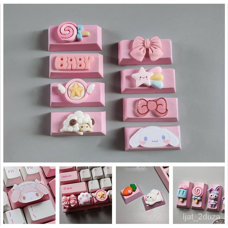 Jual Cute Custom Keycap for Cherry Mx Mechanical Keyboard OEM Profile ...