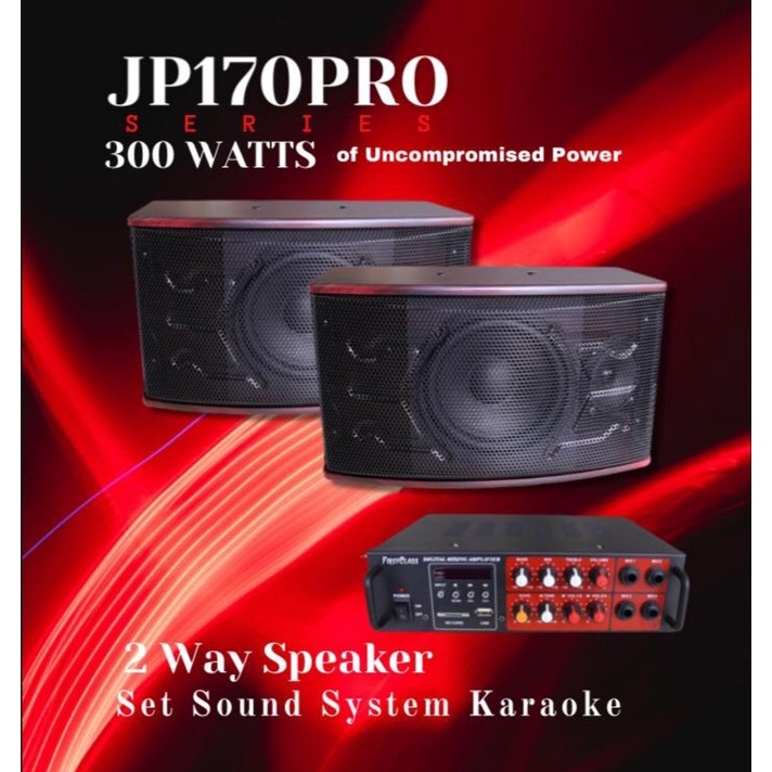 Jual Paket Sound System First Class Jp 170 Pro Paket Karaoke 6 Inch