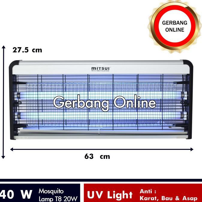 Jual Insect Killer Uv Alat Perangkap Nyamuk Mitsui 40W Dengan Lampu Uv ...