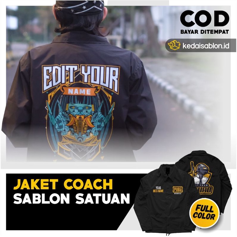Jaket coach custom shop