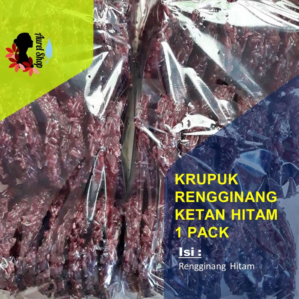 Jual Krupuk Rengginang Ketan Hitam Kemasan Per Pack Shopee Indonesia 4422