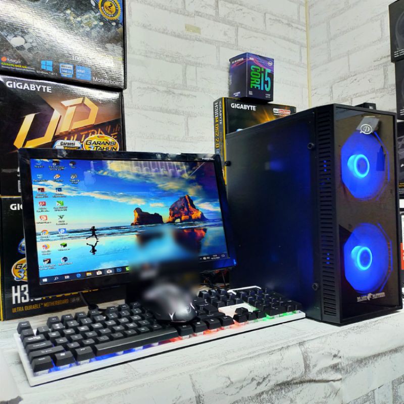 Jual Pc Rakitan Core i5 Ram hdd 500gb 8gb full sett siap pakai | Shopee ...