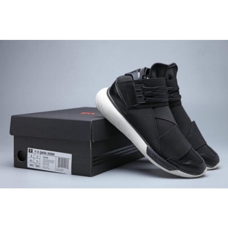 Jual Adidas Y3 Yohji Yamamoto Qasa Black White High Premium Original