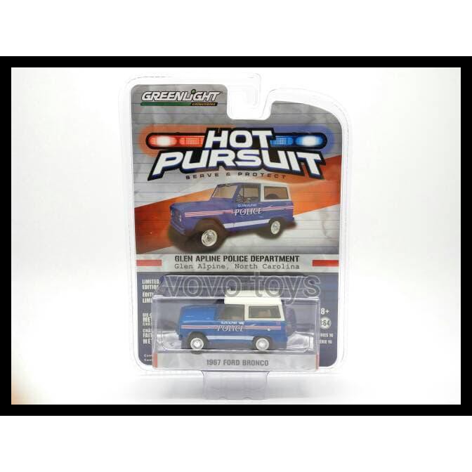 Jual Greenlight 164 Hot Pursuit 1967 Ford Bronco Glen Alpine, Nc Police Shopee Indonesia