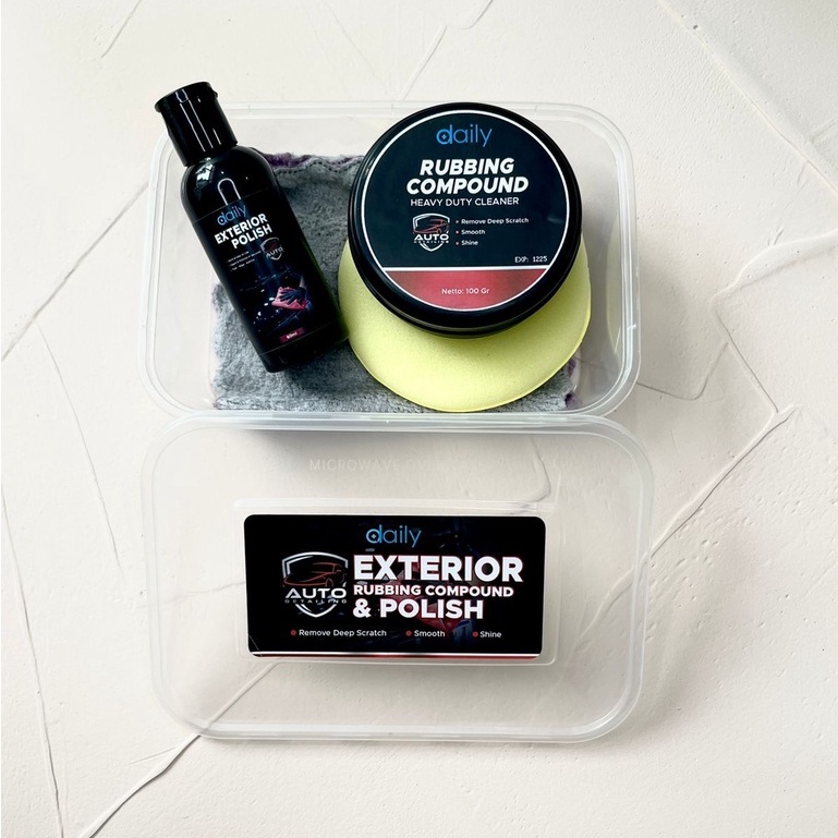 Jual Compound Penghilang Baret Mobil Daily Exterior Rubbing Compound ...