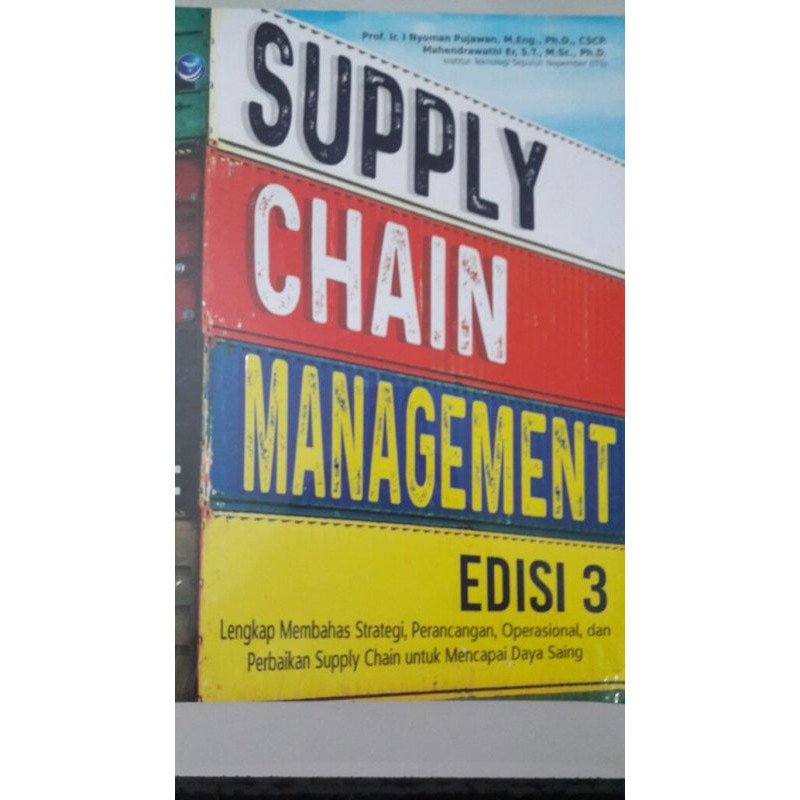 Jual Buku Supply Chain Management I Nyoman Pujawan Teknik Industri ...
