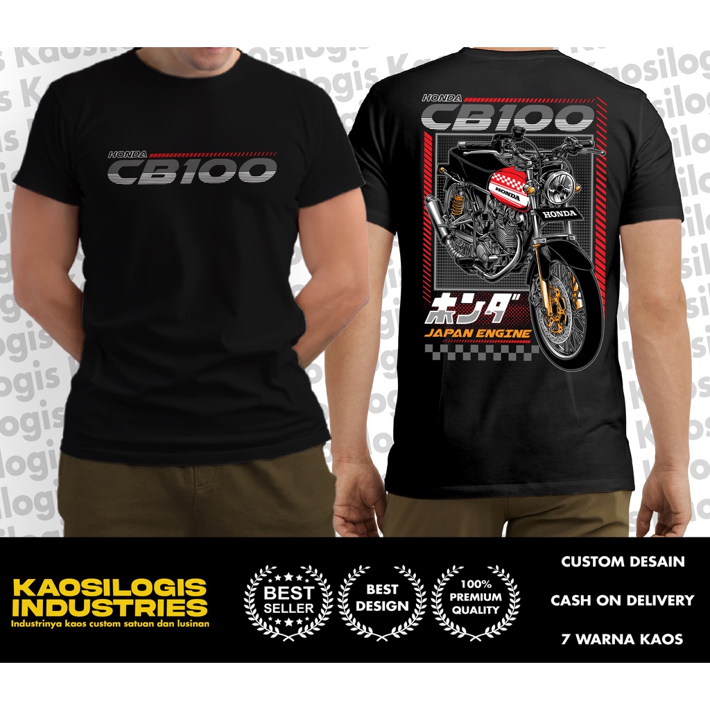 Jual Kaos Gl 100 Cb Klasik Honda Cb Honda Squad Honda Gank - Kaosilogis ...