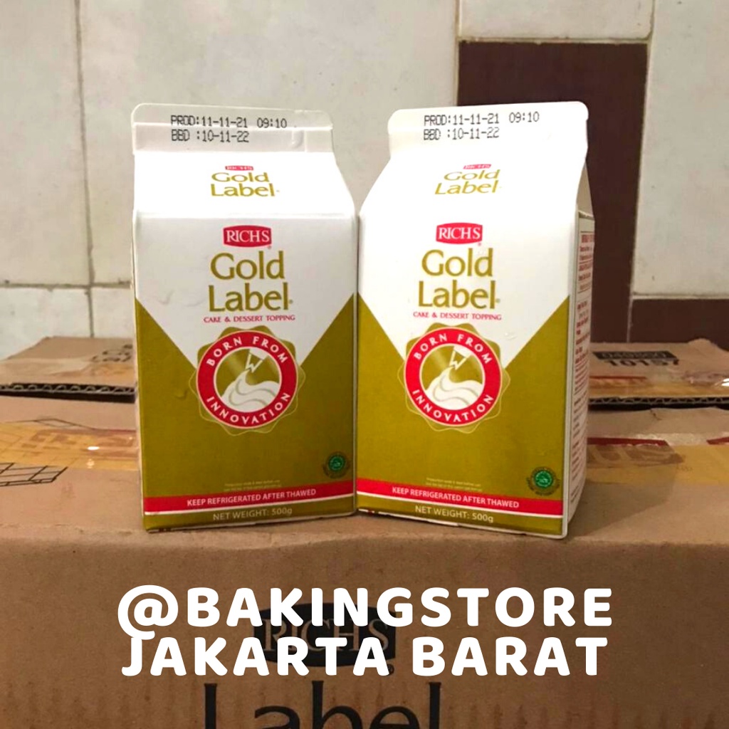 Jual Richs Gold Label Rich's Rich Whipping Cream 500 gr Shopee