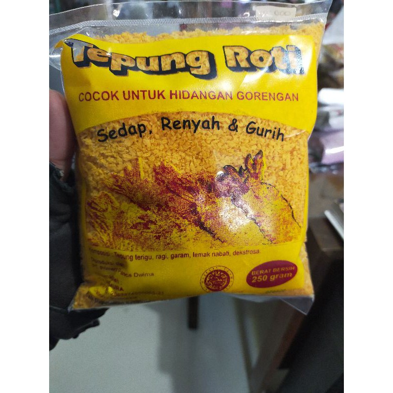 Jual Bread Crumb Campur/Tepung Roti Premium Merk Mr. Spicy Kemasan 250 ...