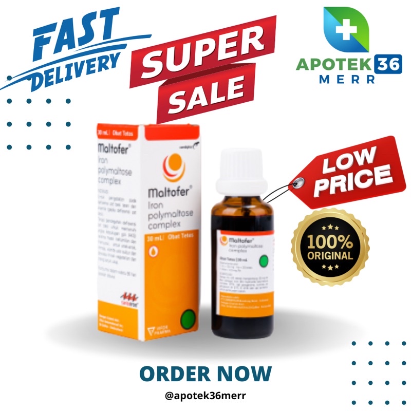 Jual MALTOFER DROP VITAMIN ZAT BESI | Shopee Indonesia