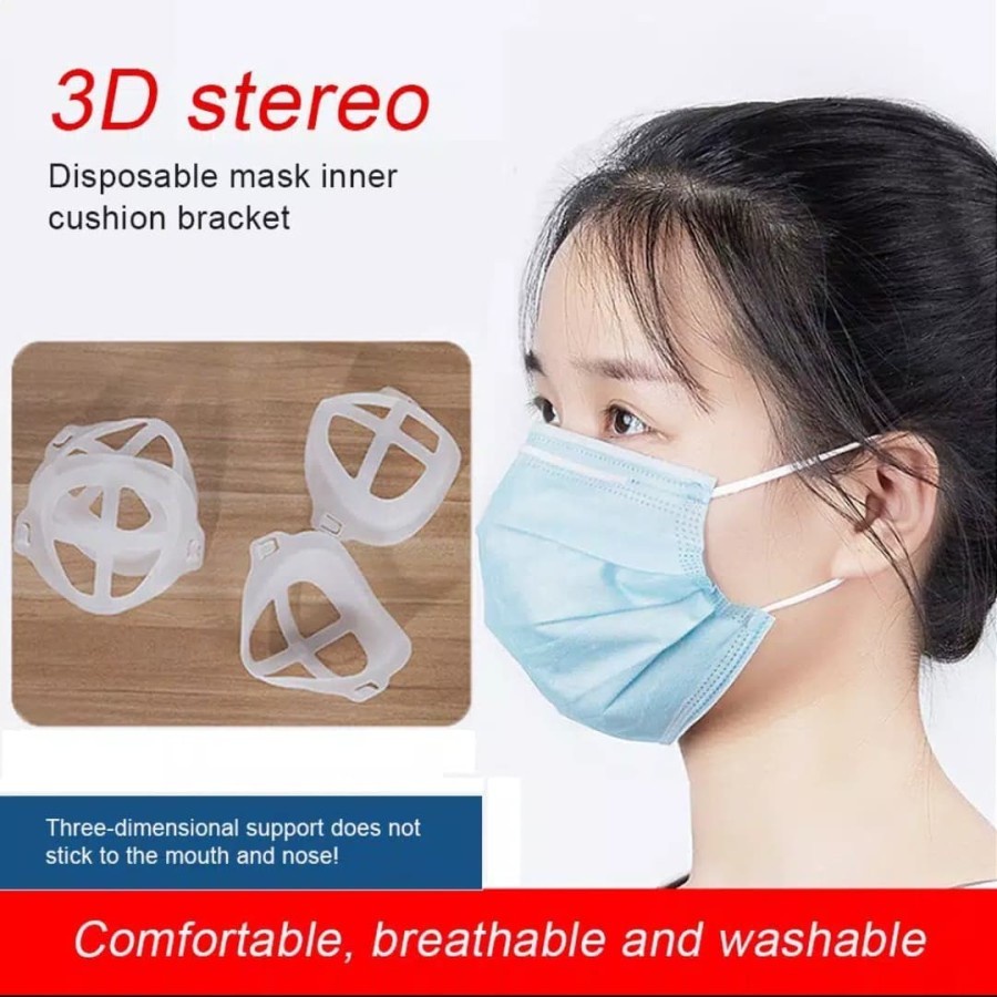 Jual PENYANGGA MASKER / MASK BRACKET 3D / Bracket Rangka Anti Pengap ...